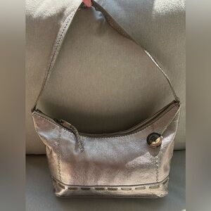 THE SAK Bridget Golden Leather Hobo Shoulder Bag - CALLOUTS / REHAB BAG